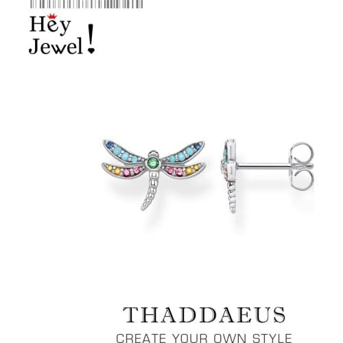 Dragonfly Ear Studs,Europe Style Fine Jewerly For Women,2021 Bohemia 925 Sterling Silver Gift