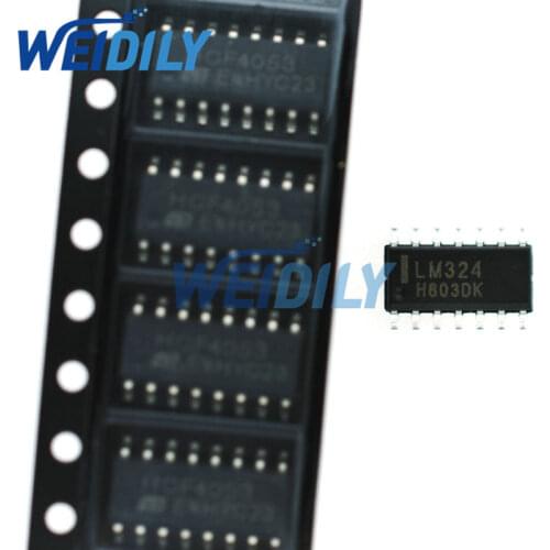 10PCS/Lot LM324 LM324N LM324DR SMD SOP-14 New Wholesale