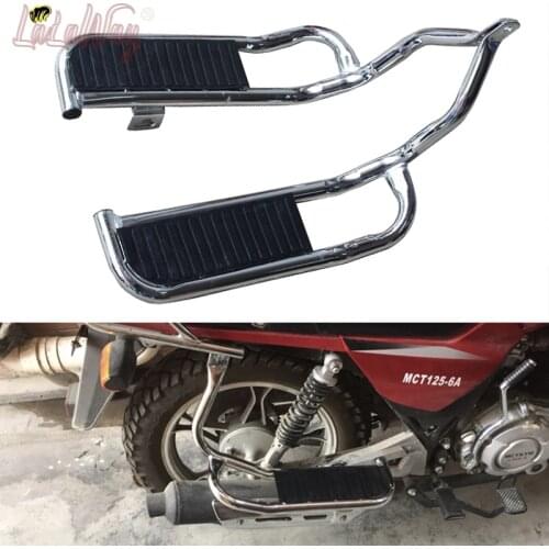 125 Universal Motorcycle Foot Wide Pivot Footrest Rear Pedals For Honda Jialing SUZUKI Haojue 125 Modification Accessories