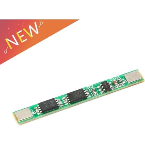 1S 3.7V 4A li-ion BMS PCM 18650 Battery Protection Board PCB for 18650 lithium ion li Battery Double MOS