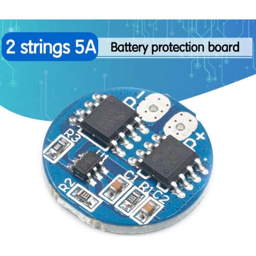 2S 5A Li-ion Lithium Battery 7.4v 8.4V 18650 Charger Protection Board bms pcm for li-ion lipo battery cell pack