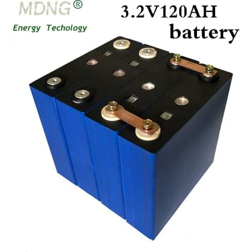 4PCS/Lot3.2v120ah lifepo4 24v150ah ciclo de vida longa 3500 vezes/max 3c para bateria de armazenamento de energia solar bateria
