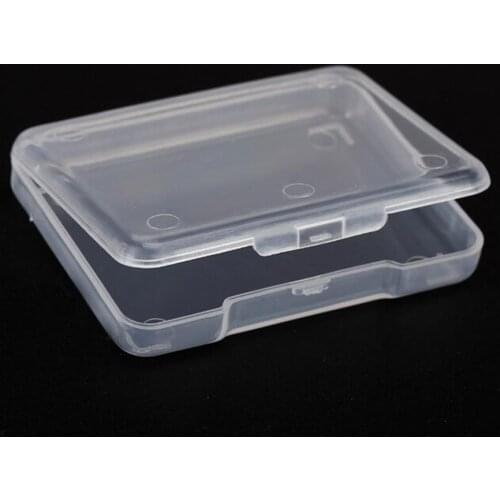 5PCS Collection Container Case Plastic Transparent Storage Box Small Clear Store box With Lid jewelry Finishing Accessories