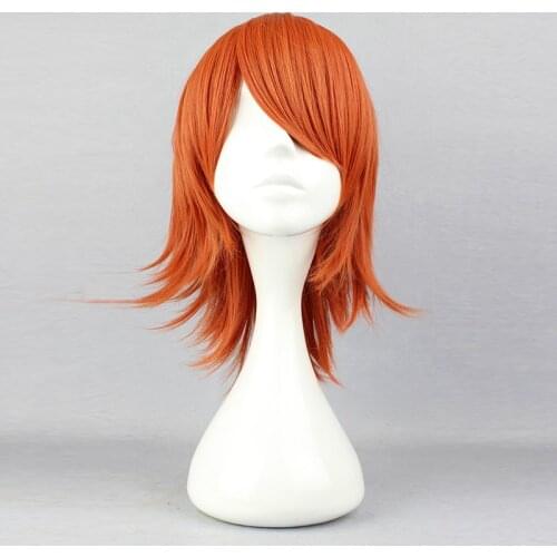 Anime One Piece Cosplay Headwear Nami Cosplay Hair for Halloween and Christmas Party Cosplay Hair