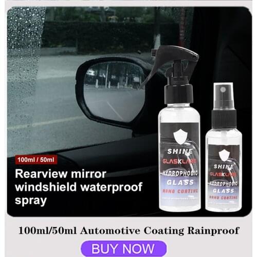 GLASKLARE 50ml Automotive Glass Super Hydrophobic Coating Agent Rainproof Agent Rearview Rain Repellent Windshield Anti-ra