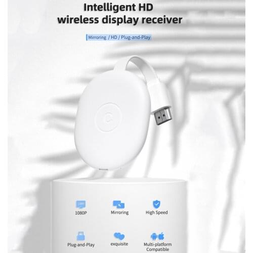 2.4G Wireless Display Dongle Adapter Wireless HDMI-compatible Adapter 1080P WiFi Video Receiver For IOS/Android/ TV/Projector