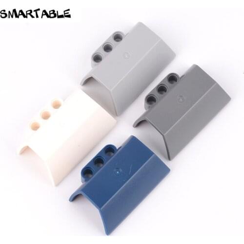 Smartable 4x6 Side Flaring Intake with Three Holes Building Block MOC Part Toys For Kid Compatible 61069 5pcs/Set