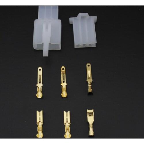 Latching Connector Electronic Plug Terminals 3-Pin 3-way 2.8mm Male/Female