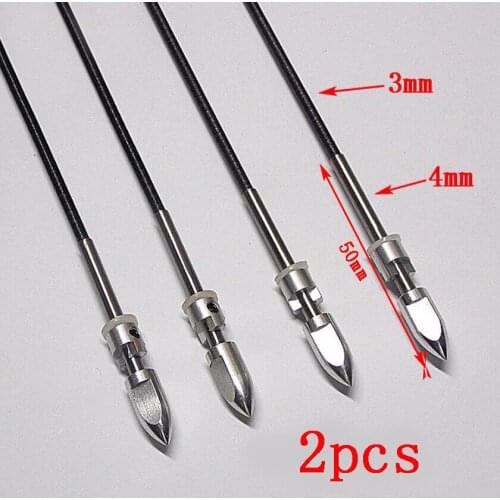 2pcs 3mm to 4mm Flexible Shaft Length 15/20/25/30/35/40/45/50cm Transmission Soft Axle for DIY RC Boat Model Brushless Ship