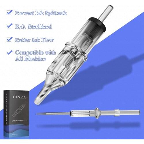 20PCS Tattoo Needles Cartridge Disposable Tattoo Cartridge Needles Round Liner Shader Magnum for Tattooing, Tattoo Machine