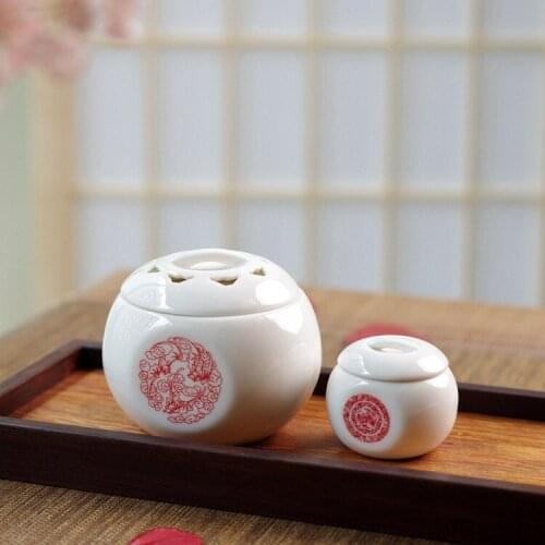 Ceramic Electric Incense Burner Thermostat Timing Japanese Sandalwood Incense Burner Church Incensario Home Decoration DG50XX