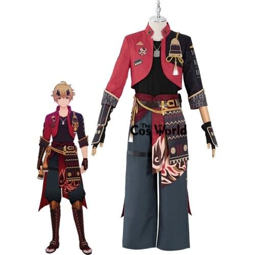 Genshin Impact Thoma Outfit Games Cosplay Costumes