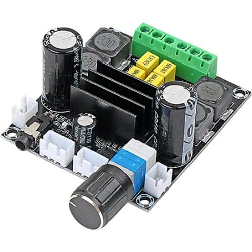 KYYSLB 2*100W 4-8 Ohm DC12-24V Dual Channel Digital Audio Power Amplifier Board TPA3116D2 Speaker High Amplifier Board