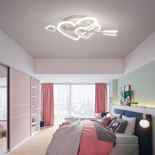 Love God wedding room bedroom lamp Warm romantic led ceiling lamp creative simple modern cute room childrens lamps