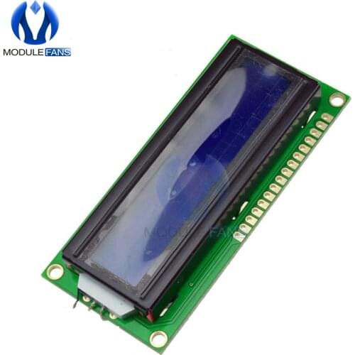 Blue 1601 16X1 Character Digital LCD Display Module LCM STN SPLC780D KS0066 LED Backlight 16 Single Row Interface Board