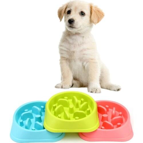 Pet Whirlwind Bowl Plastic Food Slow Feeder Bowl Pet Food Dispenser Healthy Pet Water Feeding Bowl For Dog Cat Healthy