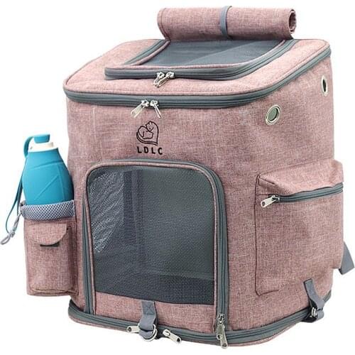 Backpack Carrier For Dogs Cat Bag Transparent Backpack Breathable Portable Outdoor Travel Mesh Space Pet Shoulder Bags Products