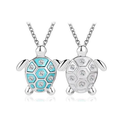 Cross-border hot jewelry temperament wild turtle necklace simple cute little turtle pendant clavicle chain