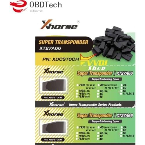 Xhorse VVDI Super Chip XT27A01 XT27A66 Transponder for VVDI2 VVDI Mini Key Tool