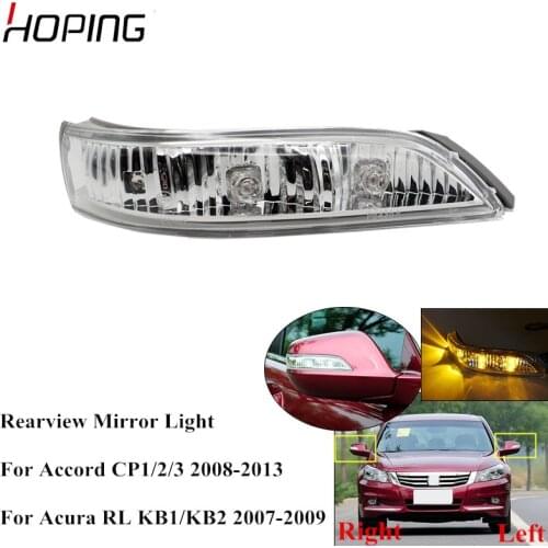 Hoping Outer Rearview Mirror LED Turn Signal Light For HONDA ACCORD 2008 2009 2010 2011 2012 2013 For Acura RL