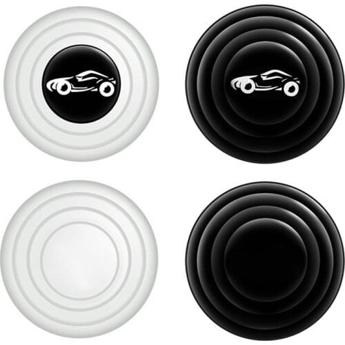 10Pcs Silicone Door Shock-Absorbing Anti-Noise Gasket Sticker For VW Car Trunk Sound Insulation Pad Thickening Cushion Stickers