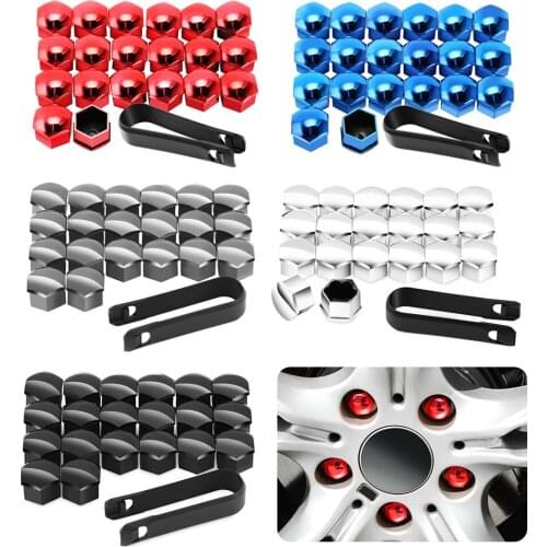 17mm Car Wheel Nut Caps Protection Covers For Lada Granta Vaz Kalina Priora Niva Samara 2 2110 Largus 2109 2107 2106 4x4