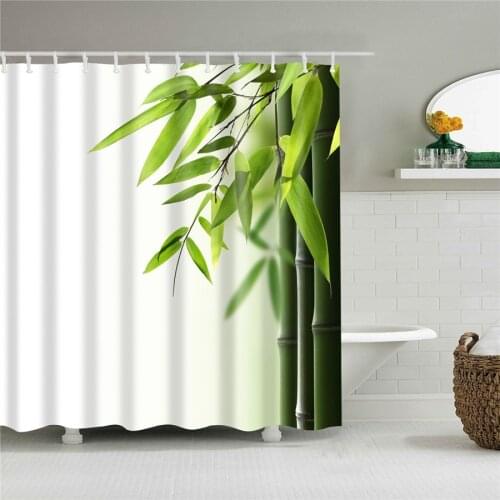 2021 Colorful Plant Trees Scenic Forest Shower Curtains Bathroom Curtain Frabic Waterproof Polyester Bath Curtain with Hooks