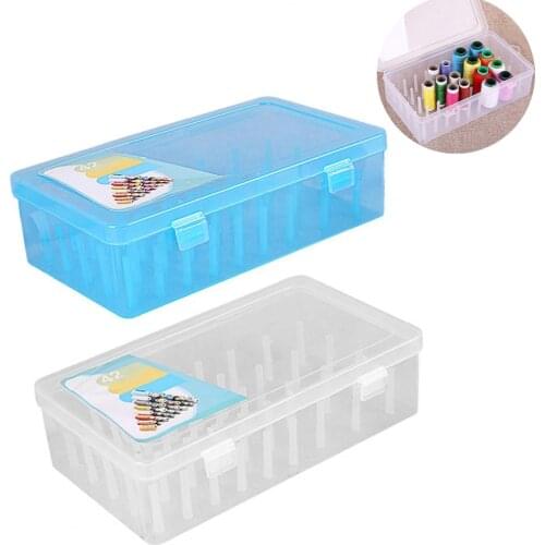 42 Spools Reels Sorting Storage Boxes Organizer Transparent Fishing Line Gear Group Sewing Thread Container Holder Container