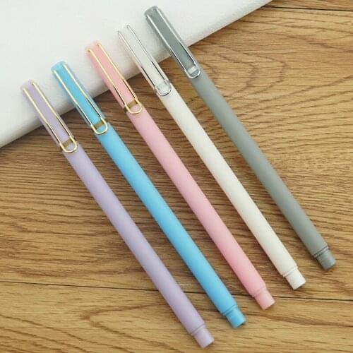 500pcs/set Advertising Customized LOGO Pen for Promotional Plastic Gel Pen with Company Logo