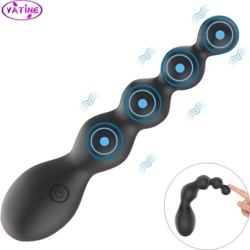 Brands Woman Man Anal Plug Beads Vibrators Sex Toys For Women Men Couples Dildos Butt Erotic Machine Adults Products Sexual Shop