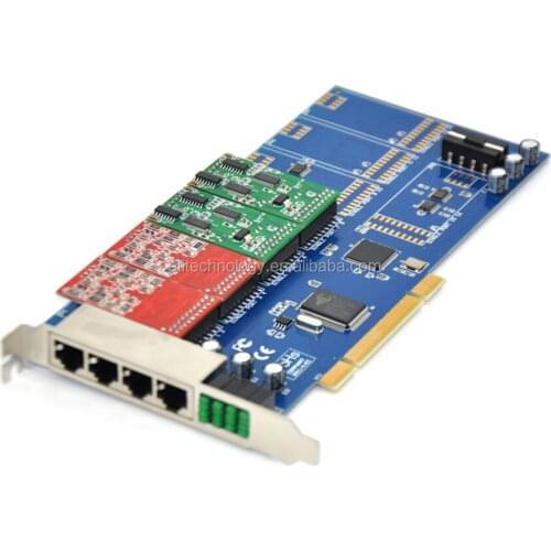Asterisk Analog card TDM800PL TDM800E PCI-E 8 Fxs/Fxo module for PSTN voip ip pbx For 2U Version