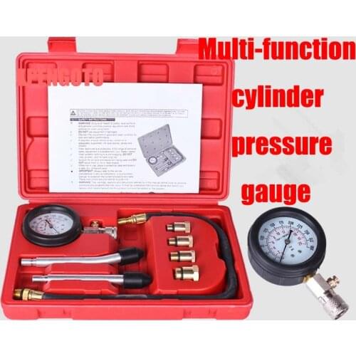 Auto Pressure Gauge Motorcycle Cylinder Compression Tester Pressure Gauge Car Repairing Tool