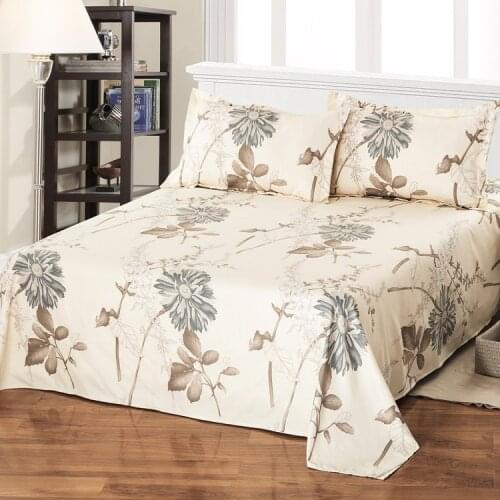 Free shipping Cotton Polyester bed Sheet Mattress Cover Printing Bedding set Bed Sheets With Double king Size 230 cm bed set