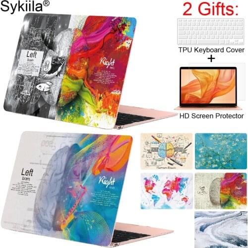 Case for Macbook Air 13 M1 Chip 11 Hard Cover Pro 13 Touch Bar 15 16 12 Retina Shell Funda Art Print Brain 2019 2021 A2179 A2141