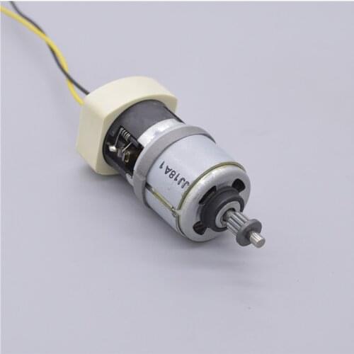 DC24-60V 2900-7200RPM 395 Micro Motor Replaceable Carbon Brush Permanent Magnet Motor With Rectifier Bridge and MXL Timing Belt
