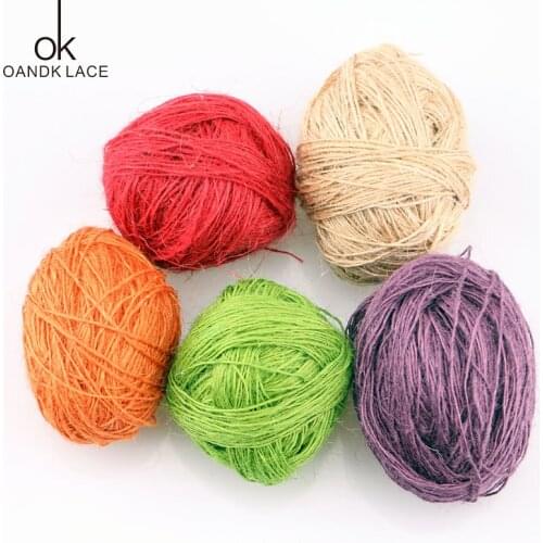 100 yard Long DIY Linen Cords Twine String Hemp Rope Party Wedding Gifts Wrapping Cord Thread DIYs Hand Craft Decor Lines