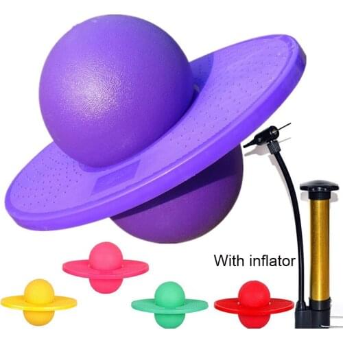Jumping Bounce Yoga Fitness Ball Rock Hopper Pogo High Bounce Space Balance Jump Board Ball Jumping Toy Balls Energetic Exercise