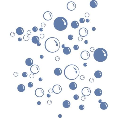 Colorful Bubbles Circle Wall Art Tile Sticker Removable Wall Decal Stickers DIY Decor for Living Room Bedroom Bathroom Window