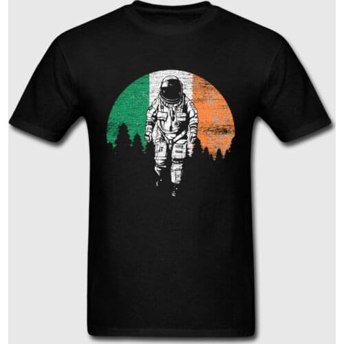 Summer Fitness Tshirt Men Short Sleeve Tee Ireland T Shirt Sunlight Camiseta Cotton -Wrinkle Tshirt Streetwear