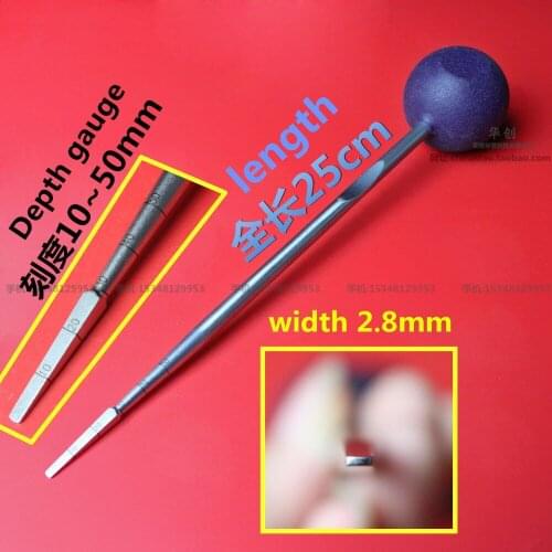 Medical orthopedic instrument Spine 5.5 nail stick system Square open circuit device hole Open cone Mouth gag Reamer Depth gauge