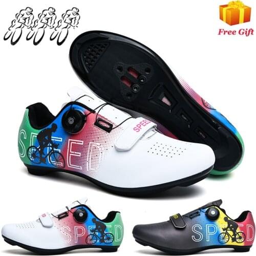 New Winter Lock-Free Cycling Shoes Hard-Soled Professional Road Bike And Mountain Bike Lock Shoes For Men And Women