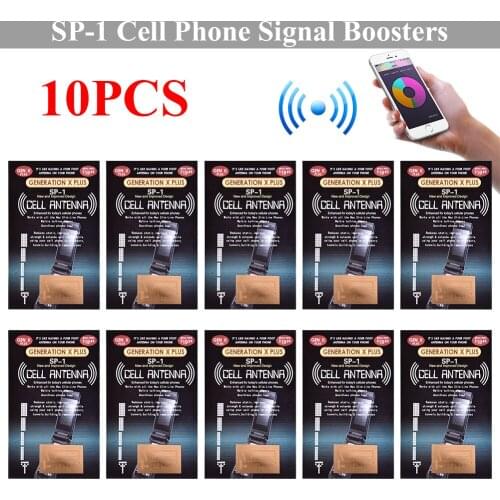 New 10 PCS Cell Phone Signal Boosters The Latest SP-1 Antenna GENERATION X Enhancement Antenna Booster Improve Signal