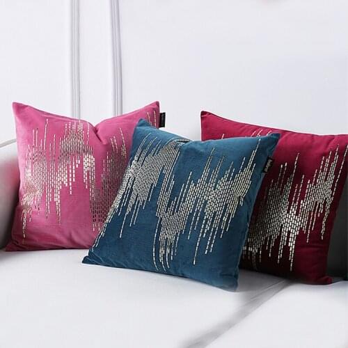 Nordic American Luxury Cushion Cover Irregular Hot Diamond Pillow Cushions Throw Pillows Cojines Decorativos Para Sofa 5 Colors