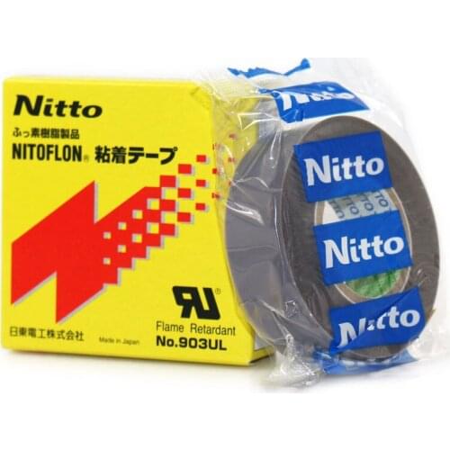 T0.18mm*W19mm*L10m Nitoflon Tape 903UL Nitto PTFE Tape 903UL (10pcs/lot)