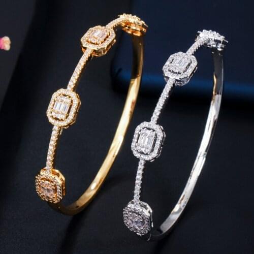 ThreeGraces Jewelry Golden Bracelets