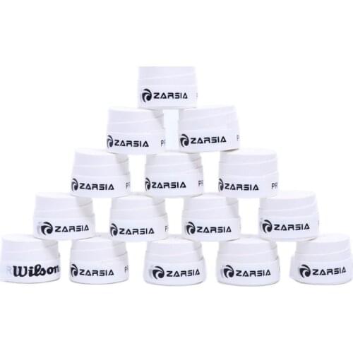 10 pcs ZARSIA Dry feel Tennis Racket Grip Anti-skid Sweat Badminton Grips Racquet Badminton Squash Racquet hand over Grip Tape