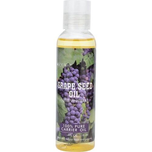 118ml Pure Natural Grape Seed Carrier Oil Moisturizing Body Hair Care Oil Body Base Oil Natural Grape Seed Oil