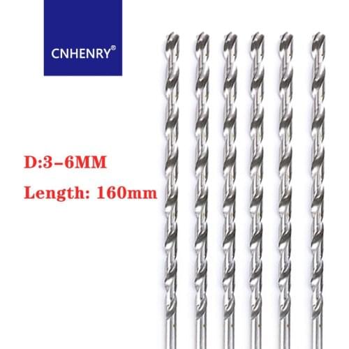 3mm-10.5mm Extra Long 160mm Metal Wood Plastic HSS Twist Drill Bit For Wood Plastic Twist Drill
