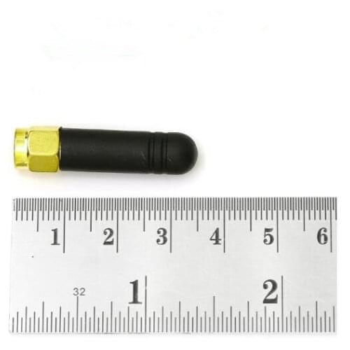 5pcs/lot 2.4G small antenna Short sleeve antenna Total length 3.5CM SMA internal screw inner needle Rubber sleeve small antenna