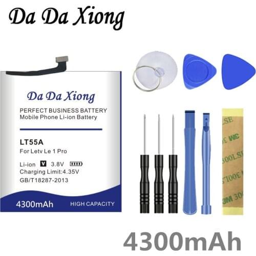 Da Da Xiong 4300mAh LT55A Battery for Letv Le 1 pro X800 Le one pro X800 cell phone battery